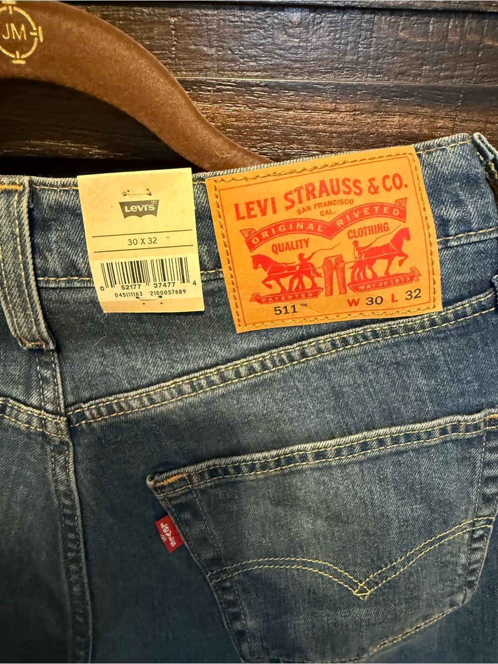 Levi’s 511 Slim Jeans Men’s 30x32 Stretch Medium Wash NWT Without Hang Tag - Picture 3 of 5